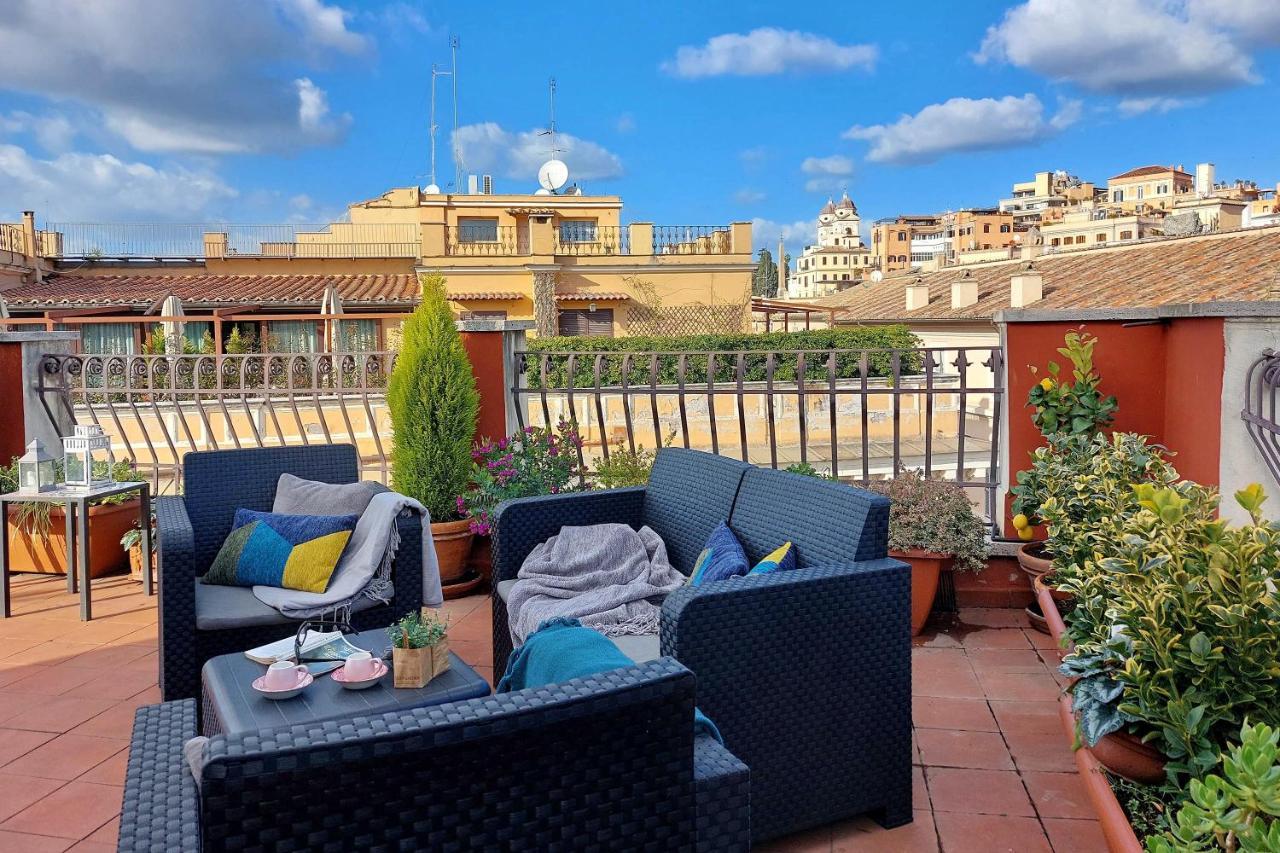 Spagna Penthouse Rom Exterior foto